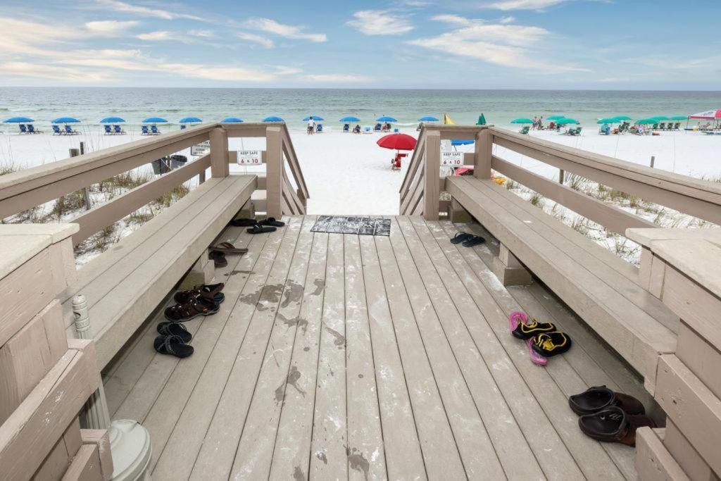 Nautilus 1201 - Gulf Front 2 Bedroom Huge Wrap Around Balcony 2Nd Floor! Форт Уолтон Бич Экстерьер фото