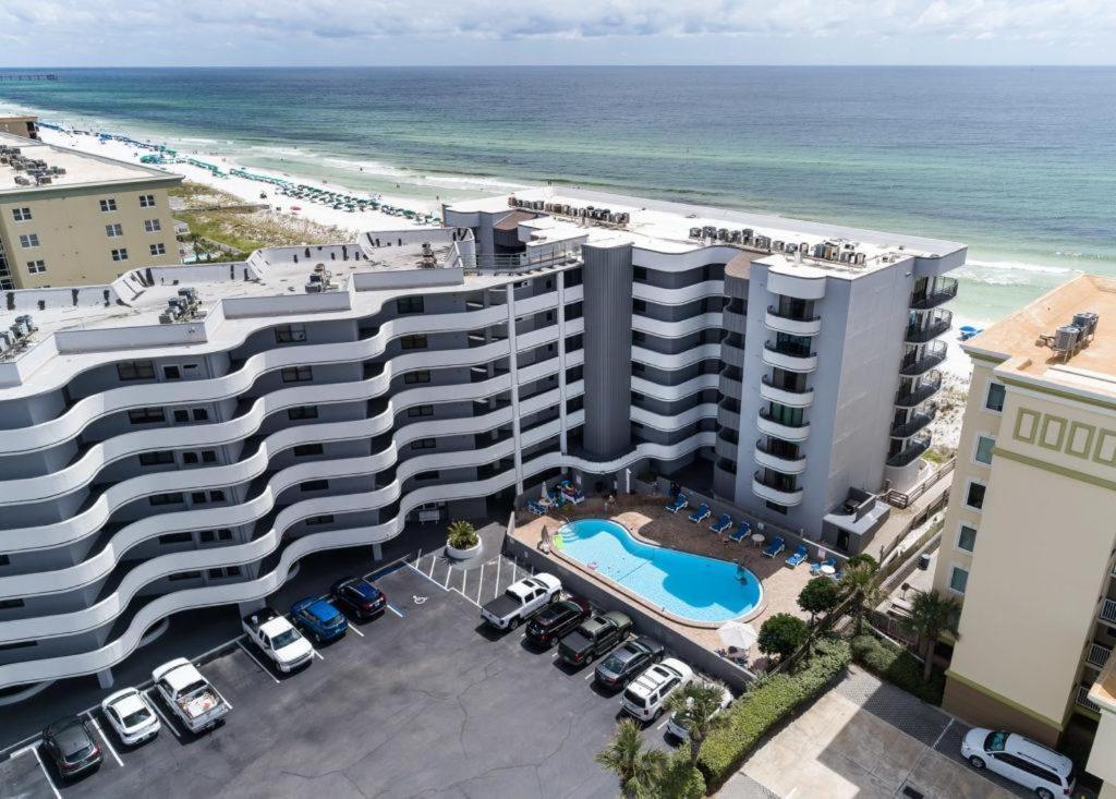 Nautilus 1201 - Gulf Front 2 Bedroom Huge Wrap Around Balcony 2Nd Floor! Форт Уолтон Бич Экстерьер фото